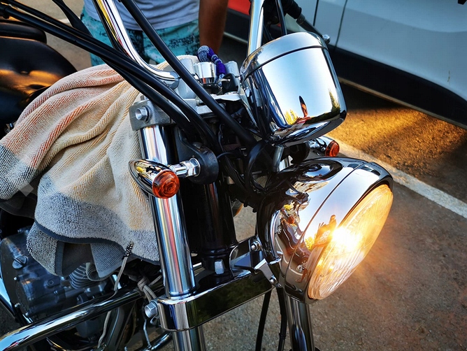 2x Sygnalizacja Kierunkowskazy Chromowane Bullet Retro 12V Uniwersalne EAN (GTIN) 0016392772135