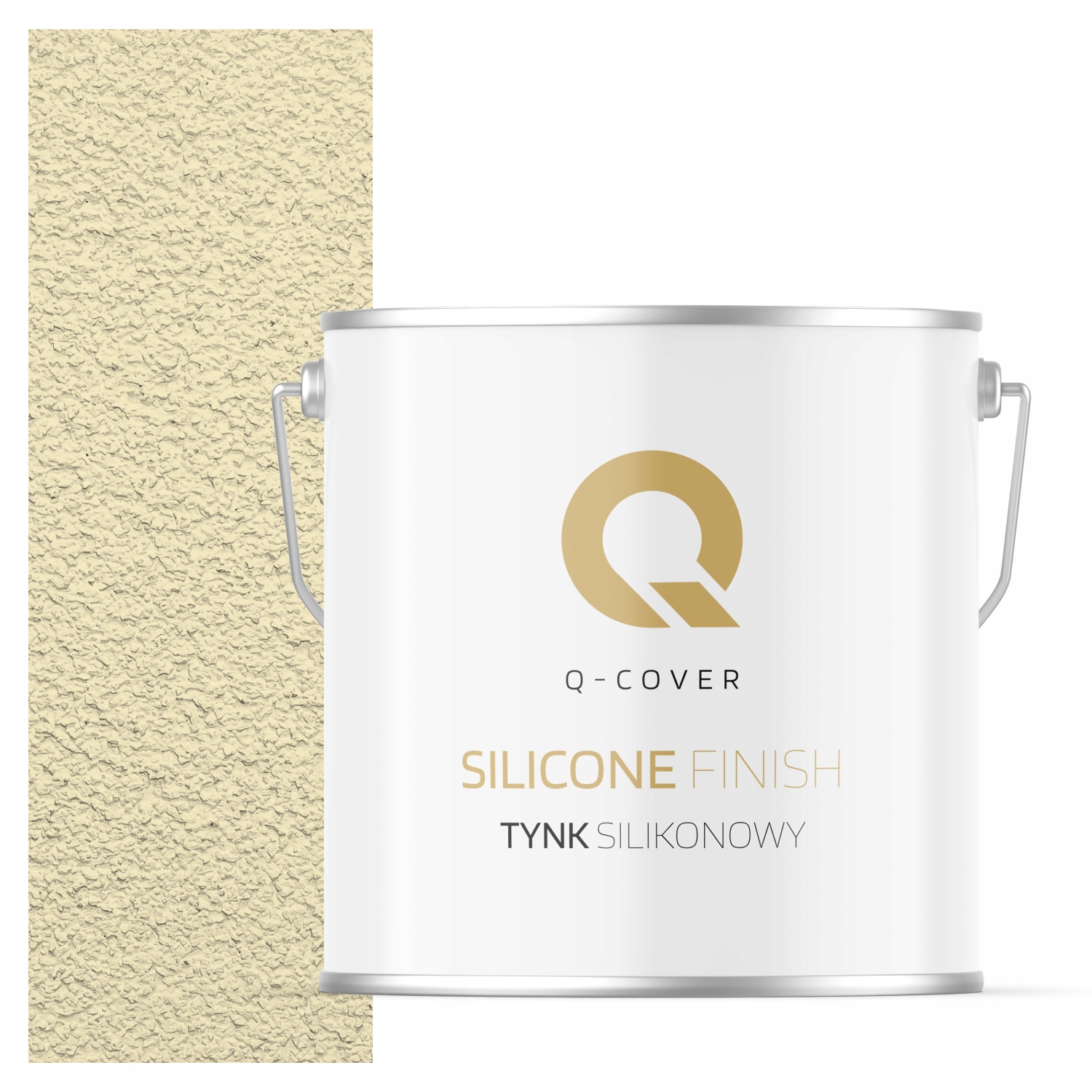 Silikonová Fasádní Omítka Žlutá Světlá F622 7 Kg Beránek Granulace 3.0 mm