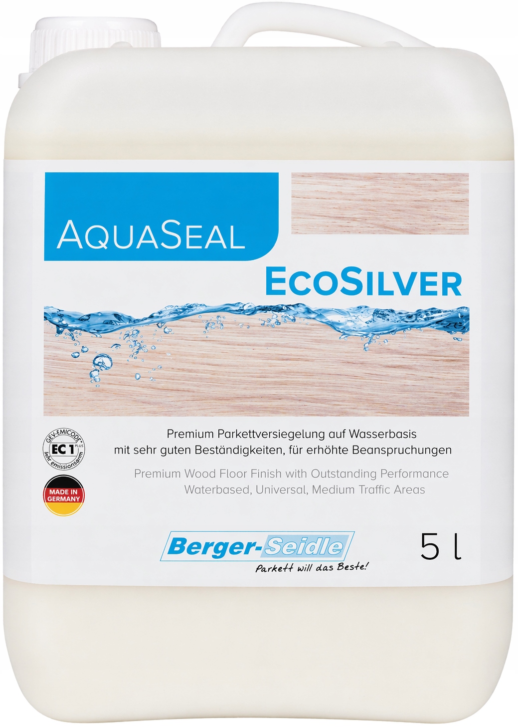 Berger-Seidle AquaSeal EcoSilver Mat 5L vodný lak na parkety