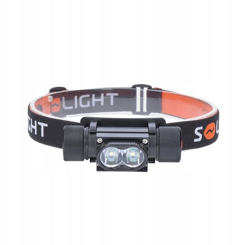 Led čelová nabíjecí svítilna, 650lm, Li-ion, Usb