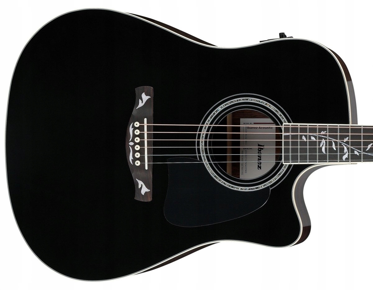 Elektroakustická kytara Ibanez AW391RCE-BKH