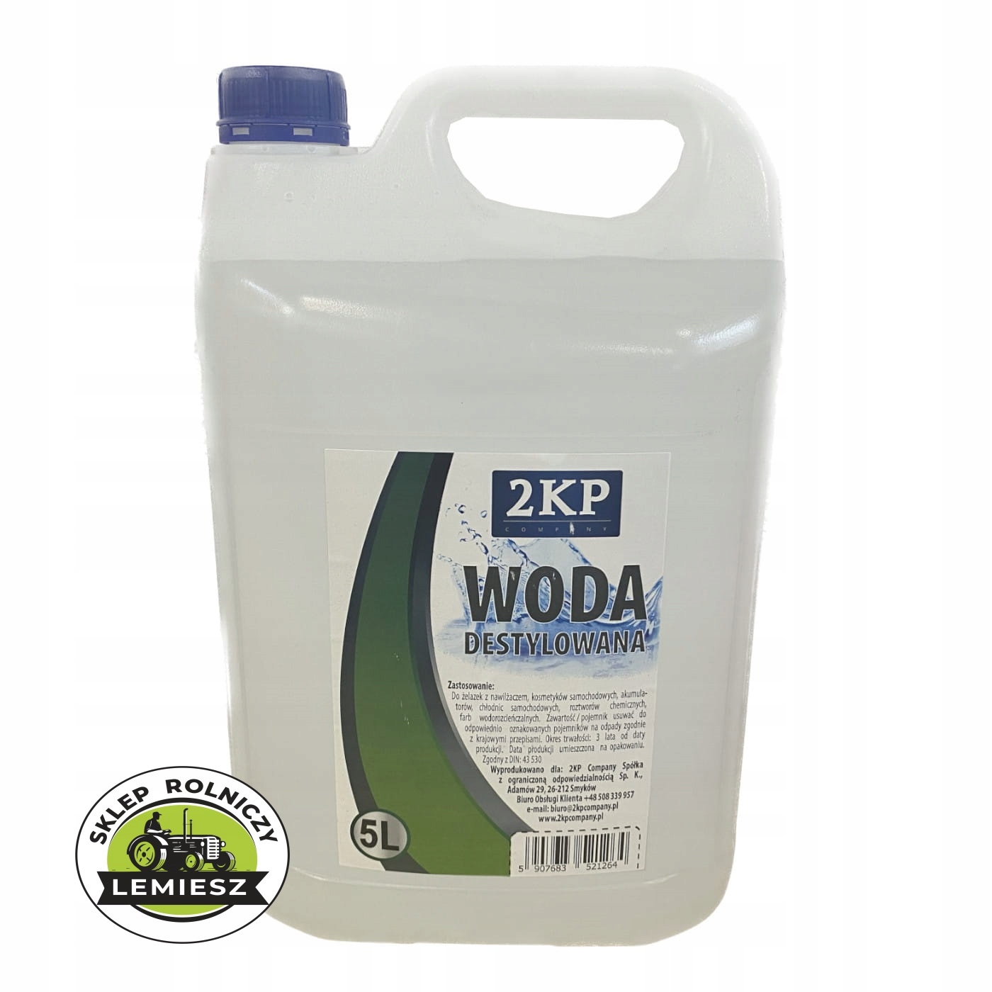 Woda destylowana 5L 2KP