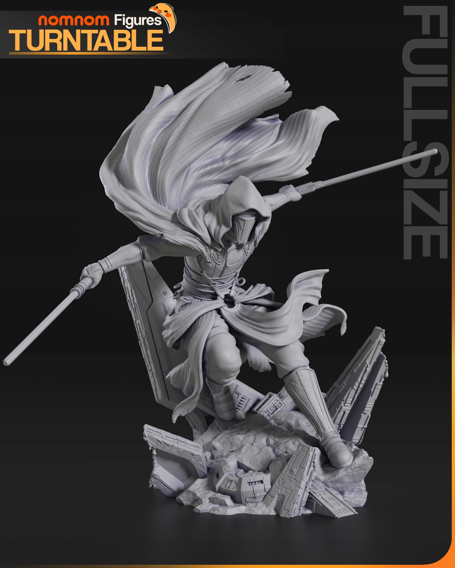 Figurka Darth Revan Star Wars NomNom Figures 3D tisk 14K Dárek