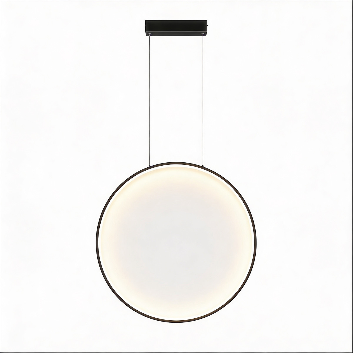 Závěsná lampa Light Prestige Mirror S černá IP44 Led Cct ø60 cm