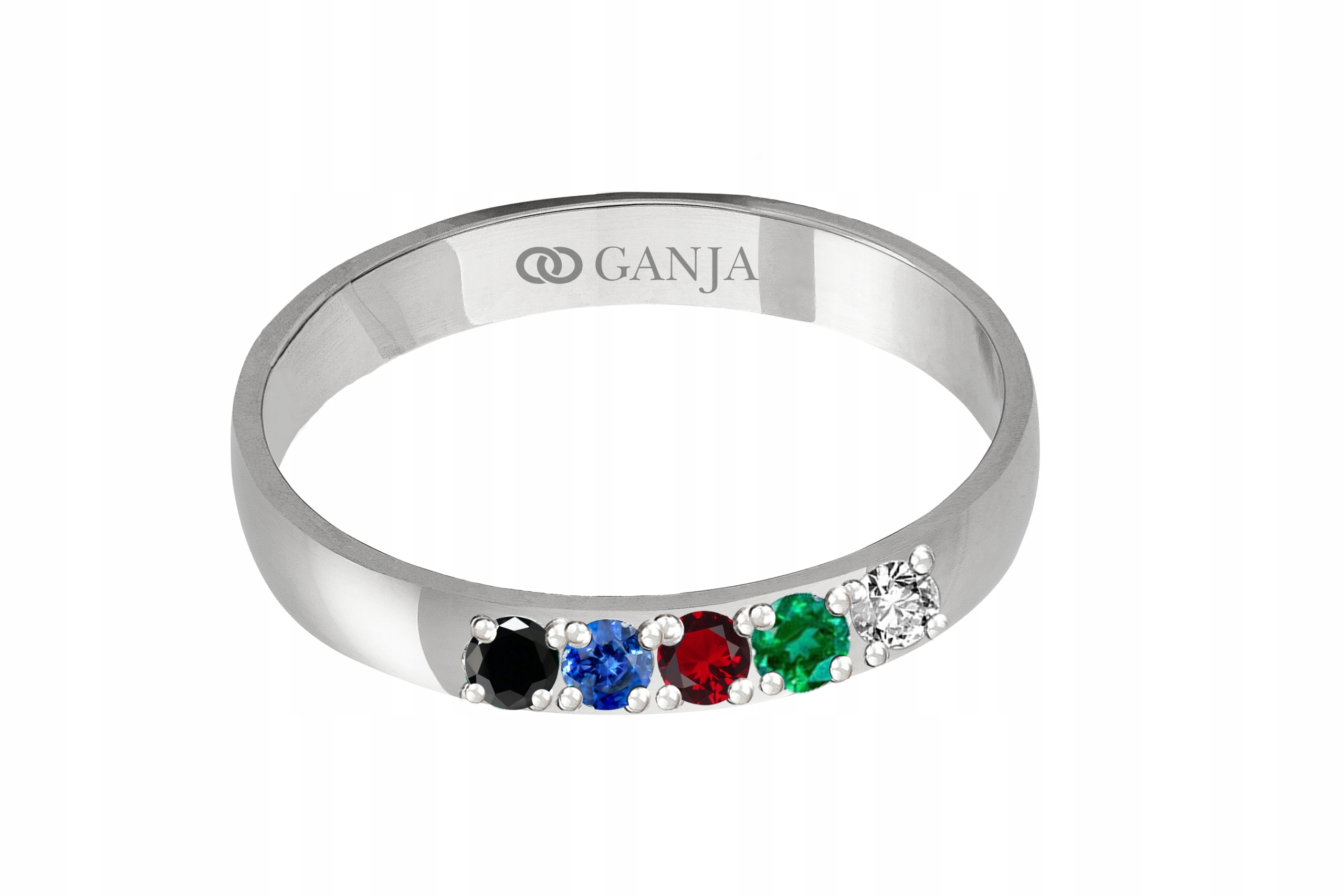 Stříbrné prsteny s kamínky