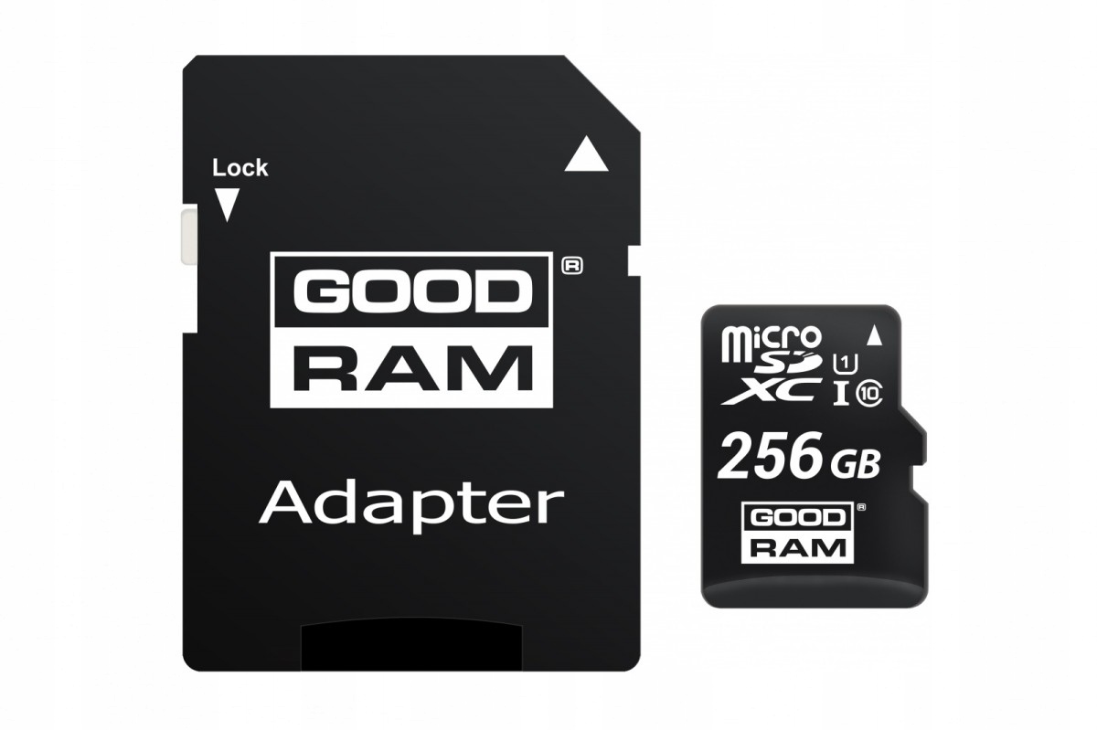 Paměťová karta Goodram M1AA microSD 256GB 100MB/s Uhs-i Class 10 s