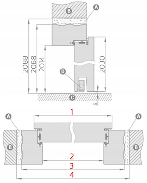 Drzwi Przeciwpożarowe PPOŻ 100cm, EI30 do hotelu Marka Erkado