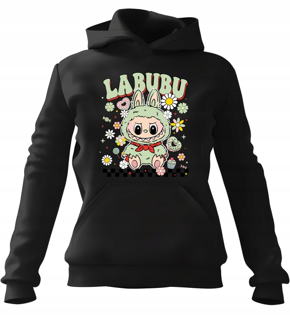 pánská mikina s kapucí Labubu Red Xs pro muže, muže a muže
