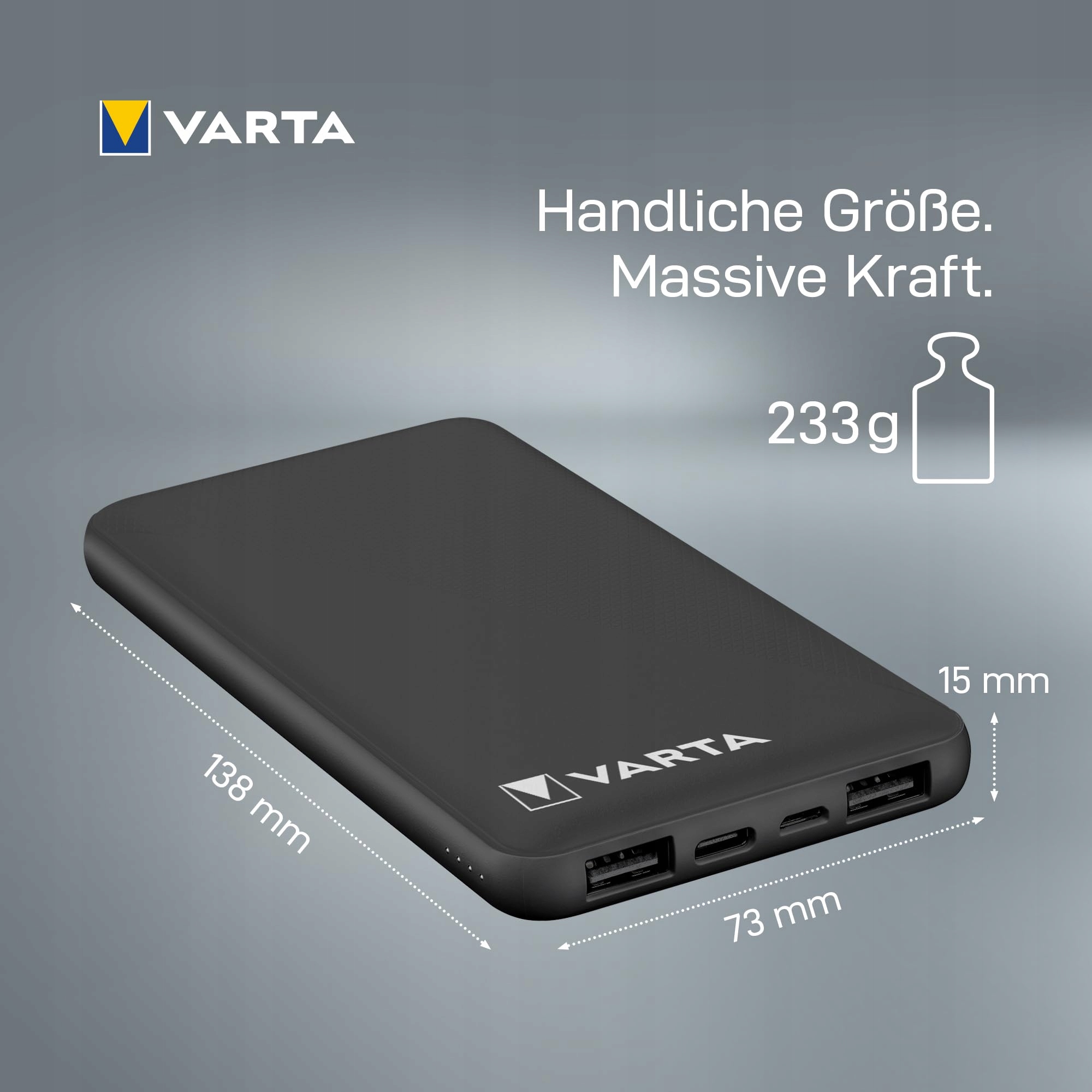 VARTA Power Bank 10000mAh Z 4 Portami Dla Tabletów I Smartfonów — miniatura 3