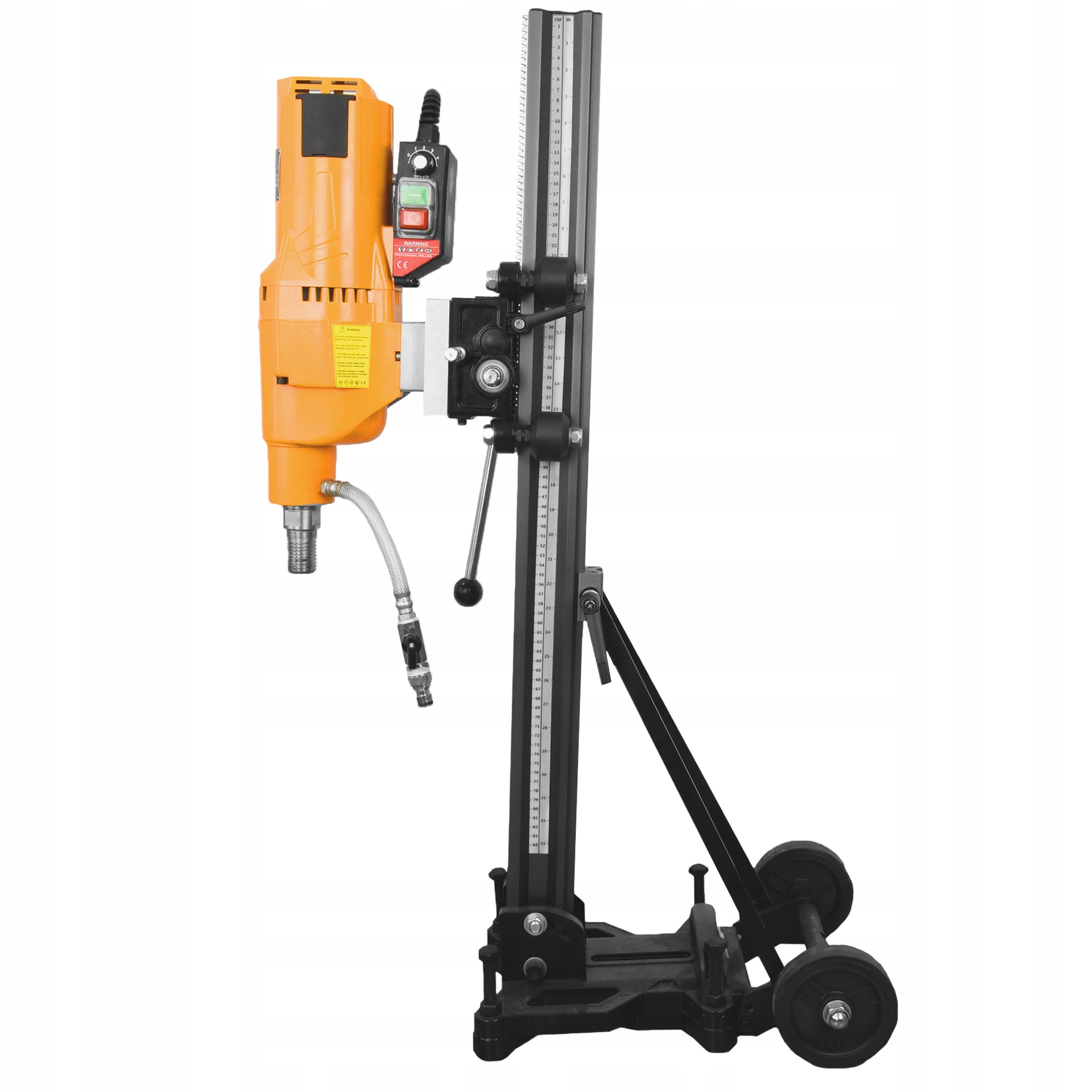 Diamantová vrtačka na betonu 4,95 kW FI305 Nastavitelný stativ Taška