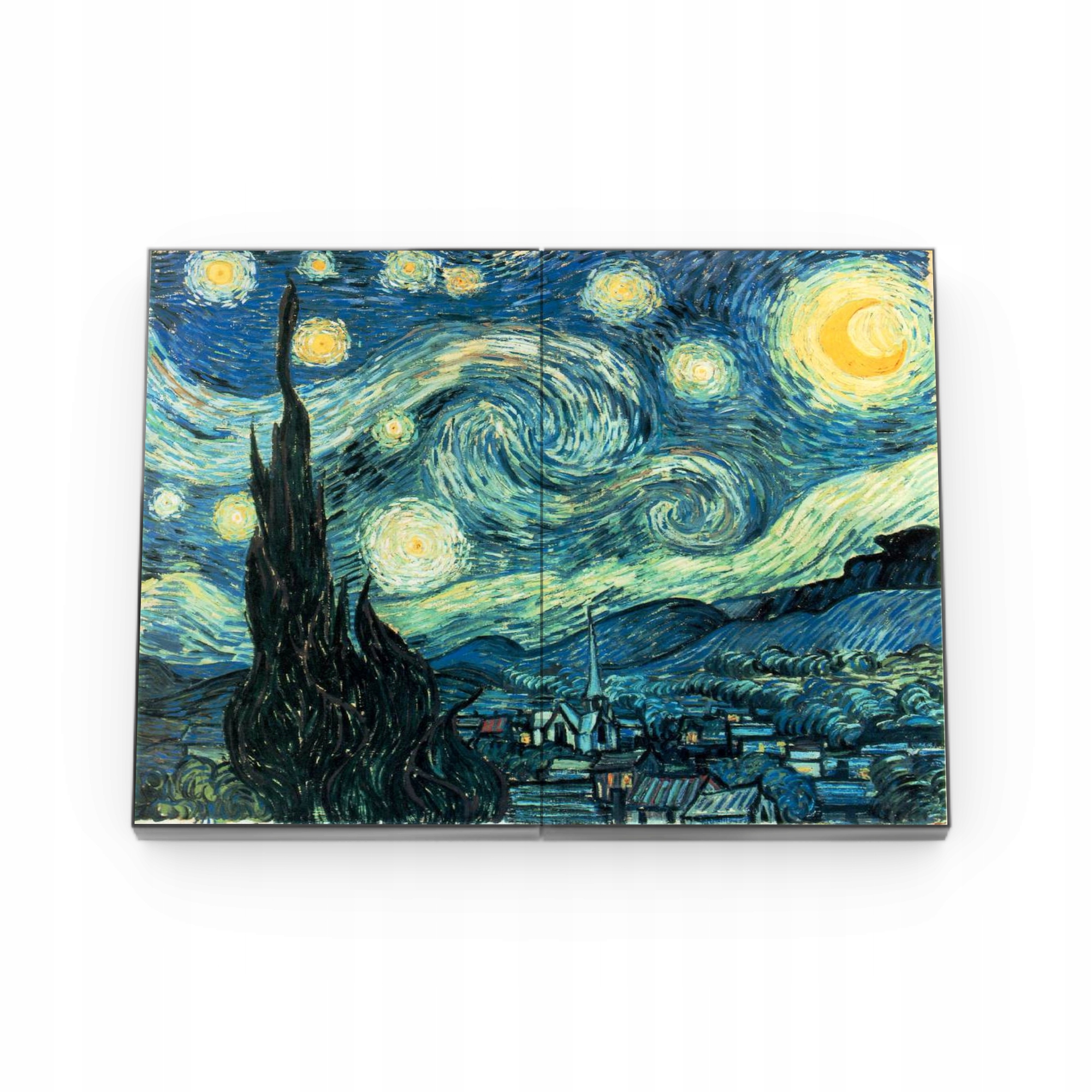 

Lego Custom Nadruk Obraz van Gogh Gwiaździsta noc