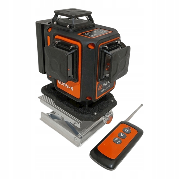 Zielony Laser Poziomujący Z Elektroniczną Kompensacją Wertec WT-6699S