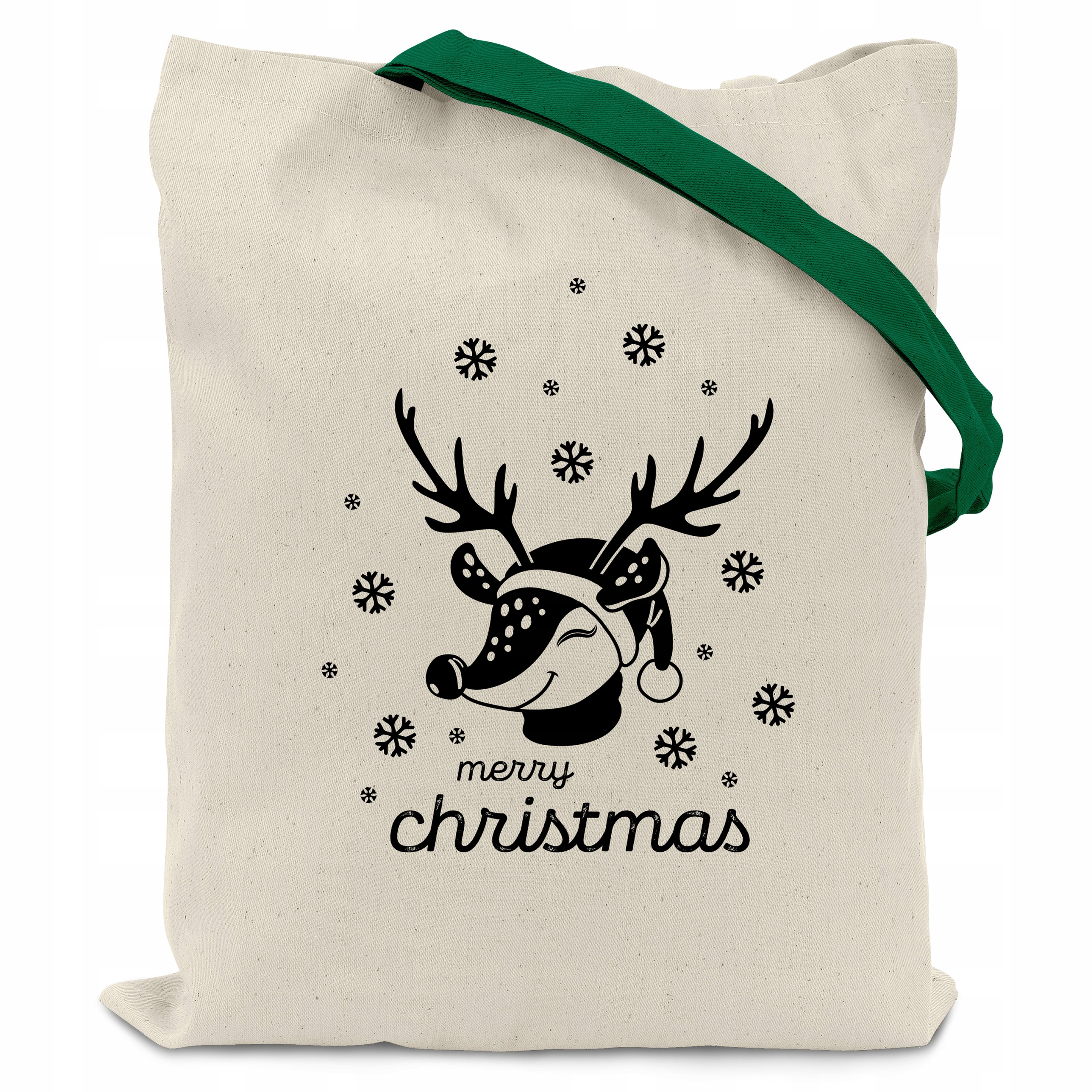 

Torba Bawełniana renifer Christmas Na prezenty Eko