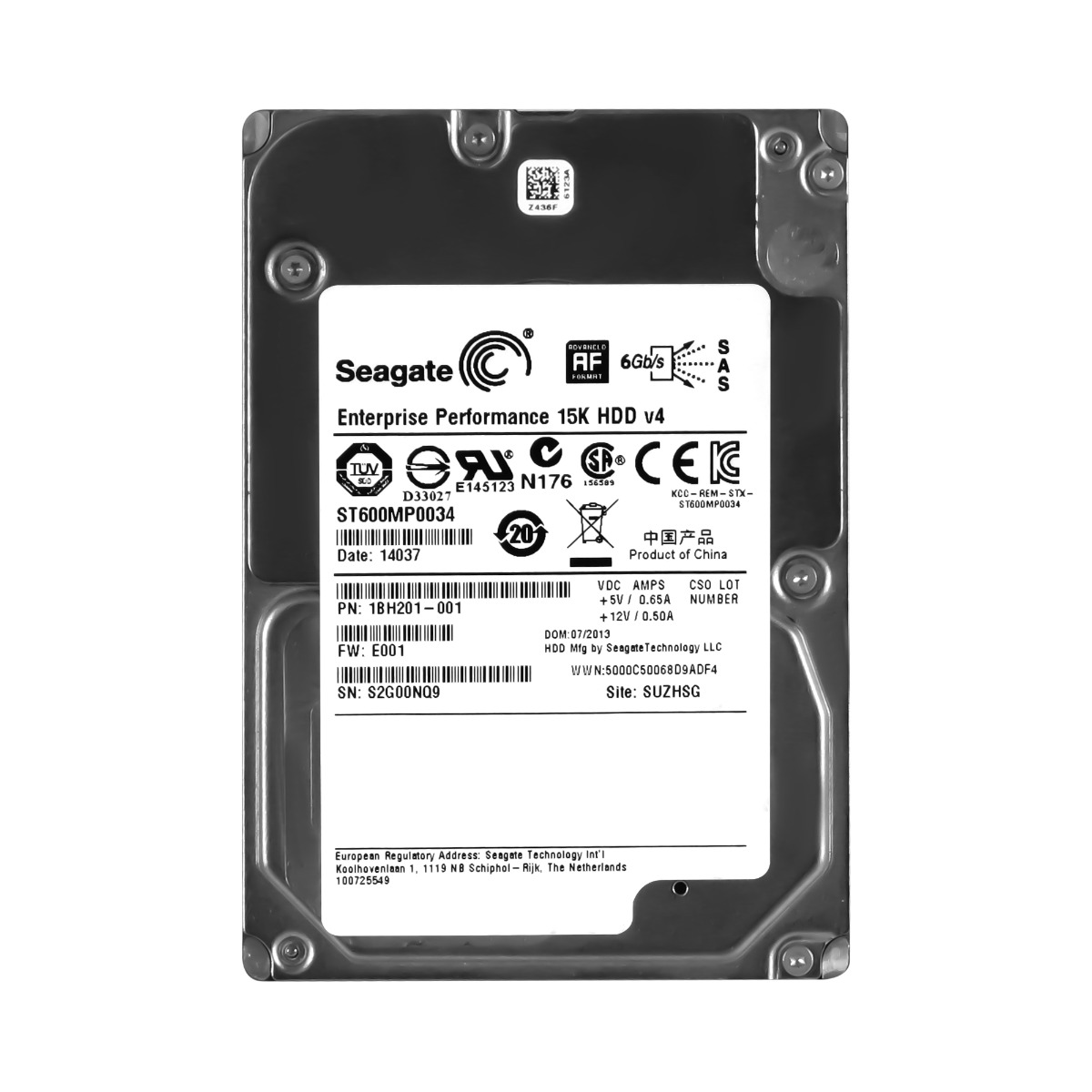 SEAGATE 600GB 15K 128MB SAS-2 2.5'' ST600MP0034