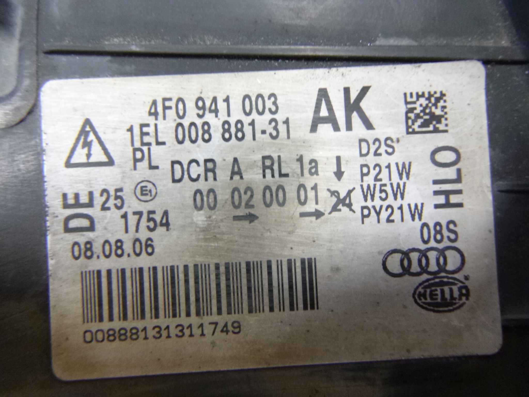 light front Audi A6 C6 06r. XENON complete