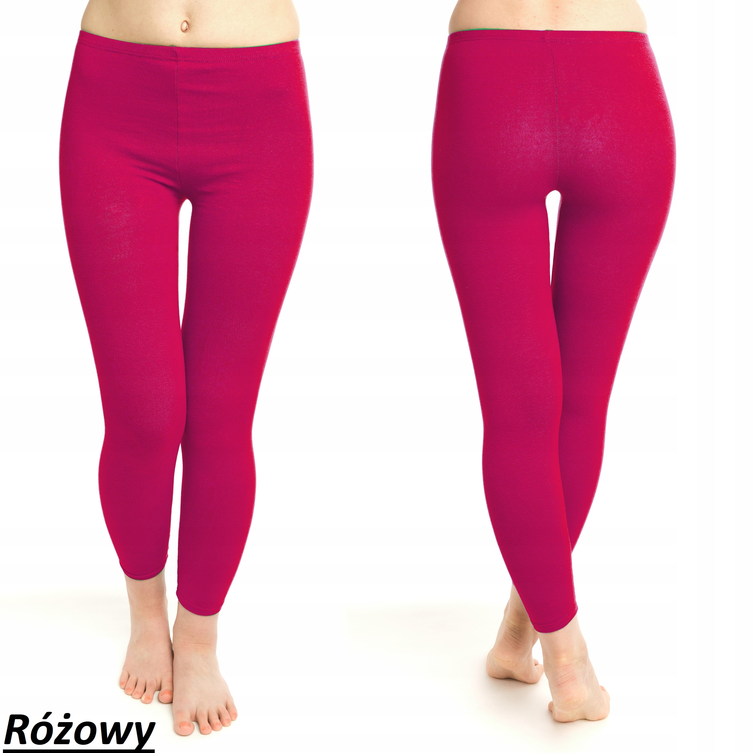 LEGGINSY GETRY LEGINSY POLSKIE L 40 BAWEŁNA Róż Marka inna