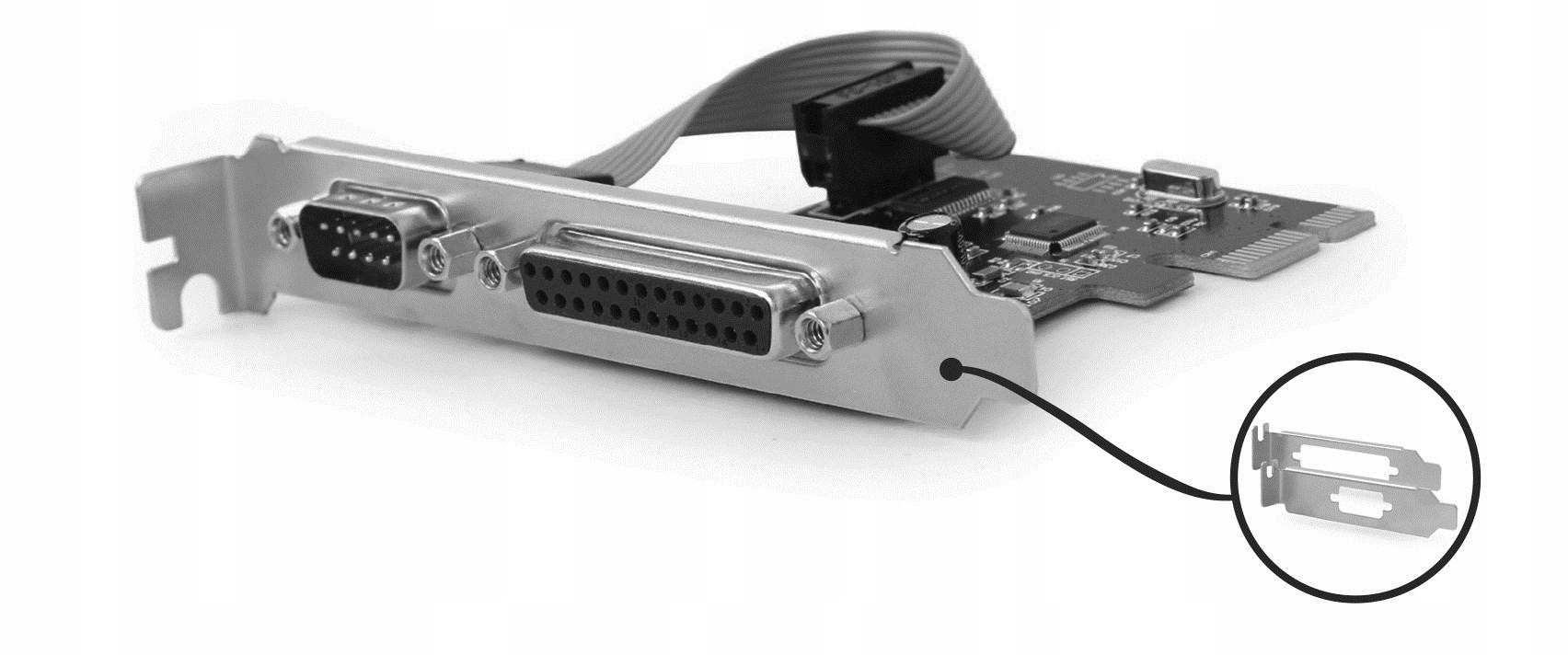 Kontroler Gembird PEX-COMLPT-01 Com RS-232, Paralell Lpt