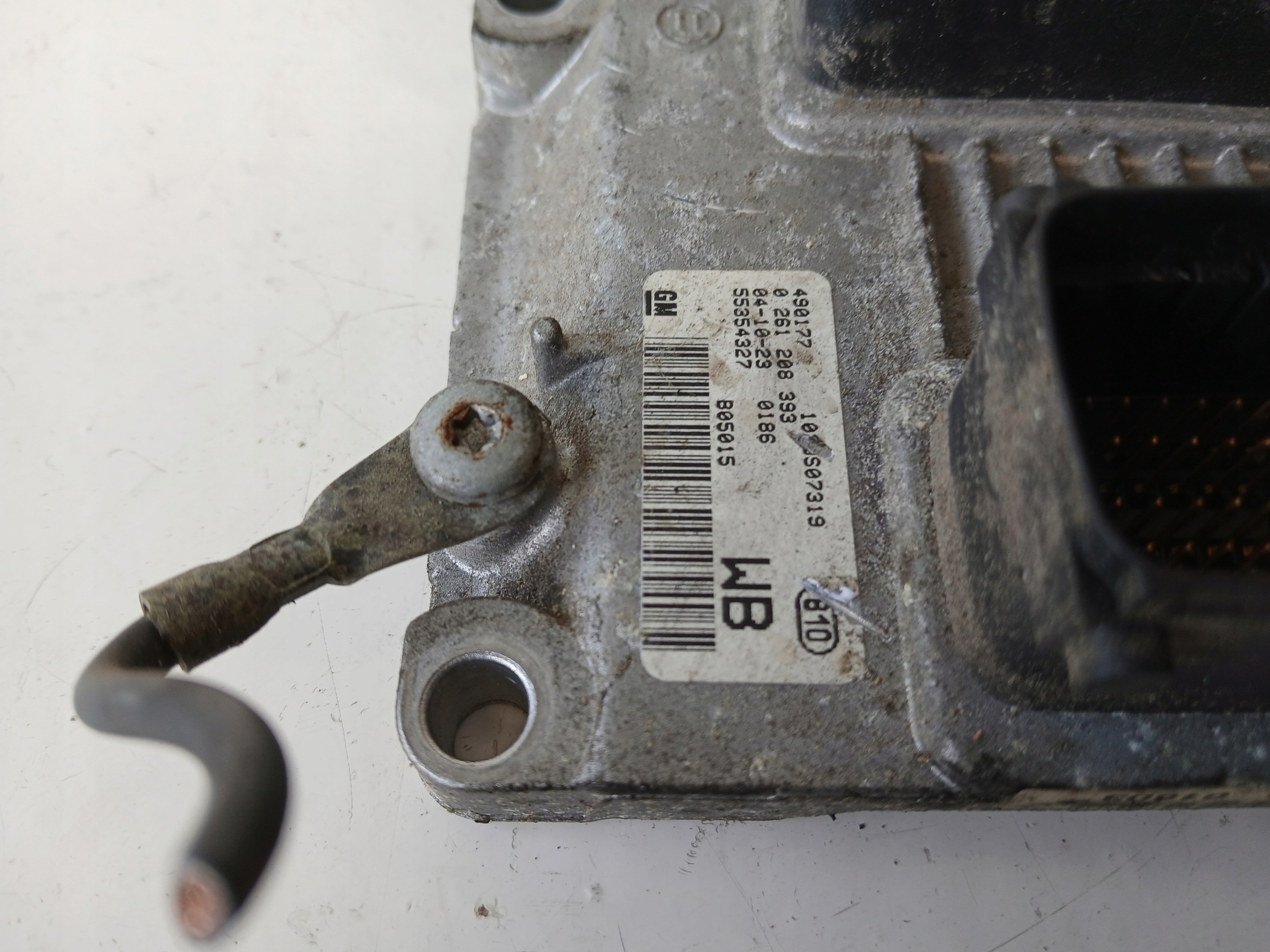 OPEL CORSA C 1.0 control unit of the engine 55354327