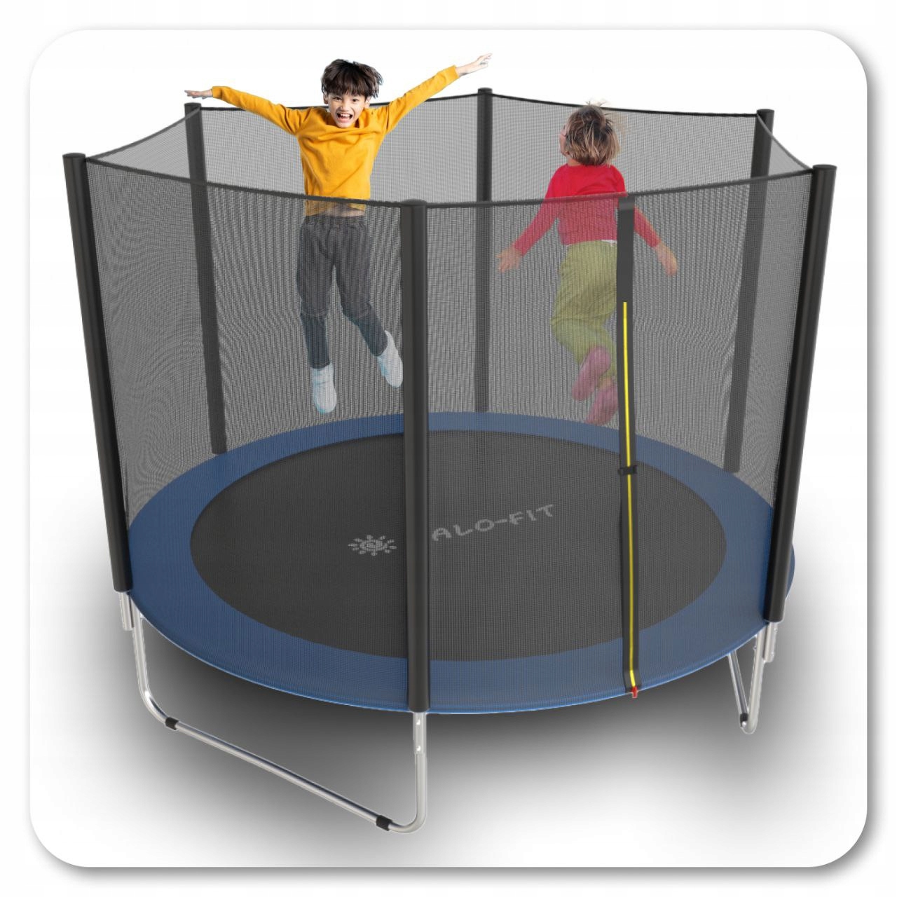 Trampolina Ogrodowa z Siatką Zewnętrzną Halo-Fit Standard 8 FT
