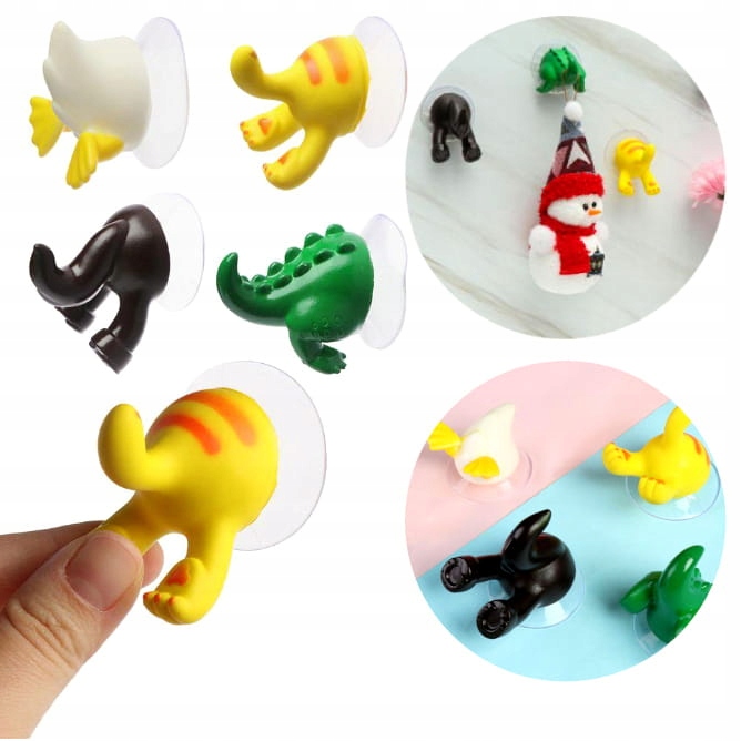 

Wieszak, haczyk ścienny z przyssawką 4 szt.