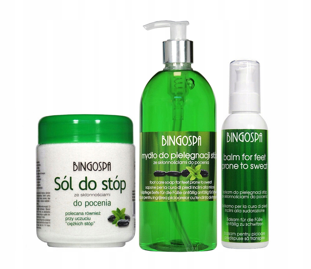 POCENIE CIĘŻKIE STOPY I NOGI ZESTAW BINGOSPA