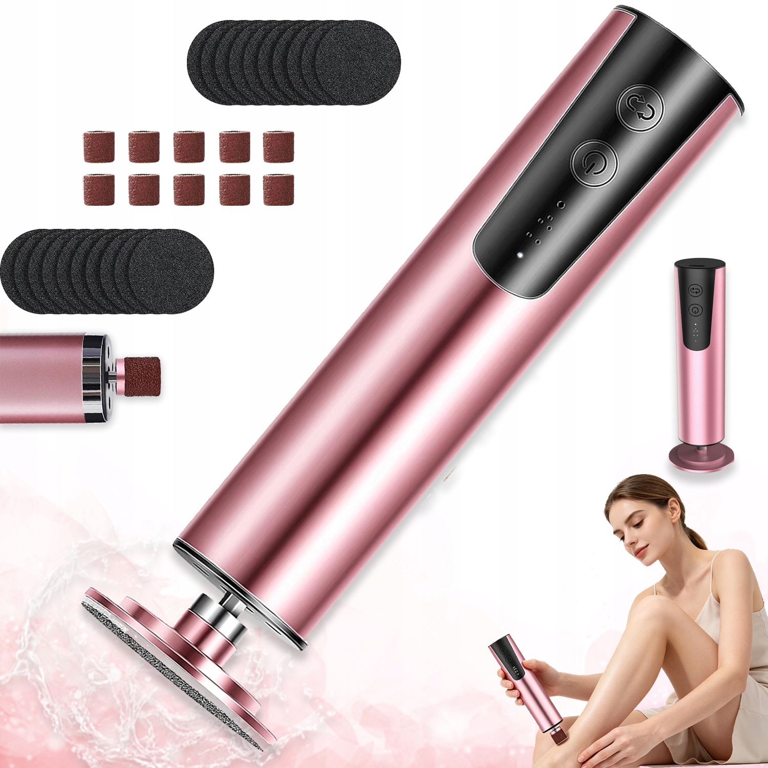 Pilník Bruska Na Nohy 1200 Mah Pohodlné Nabíjení