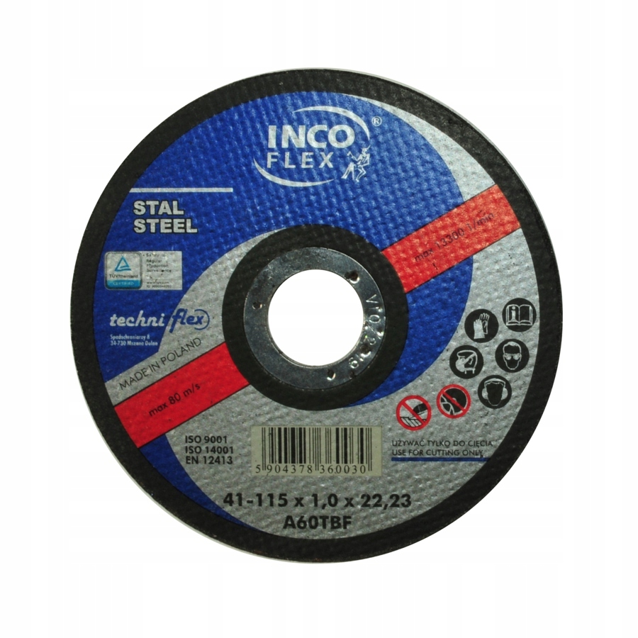 

Tarcza Tnąca Do Metalu 115x1,0x22,23 Flex Metal