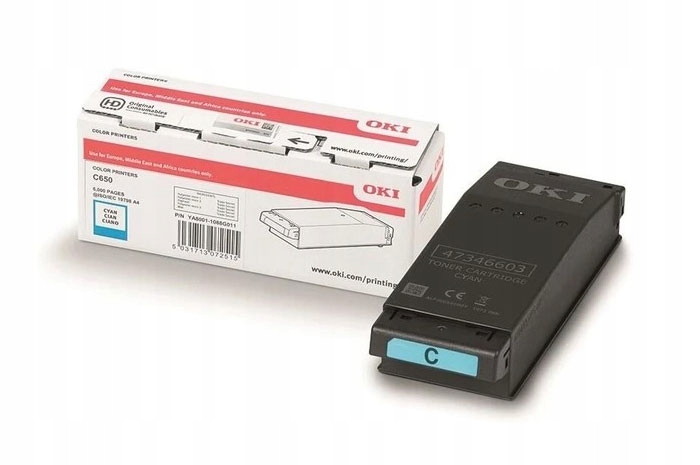 Originálny toner Cyan Oki C650 (09006127)