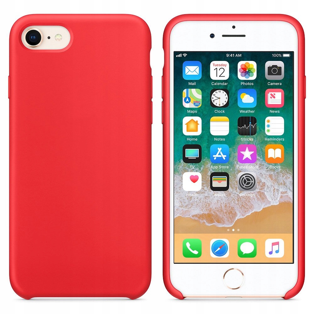 

Etui Obudowa Silikonowe Do Iphone 8 7 +szkło