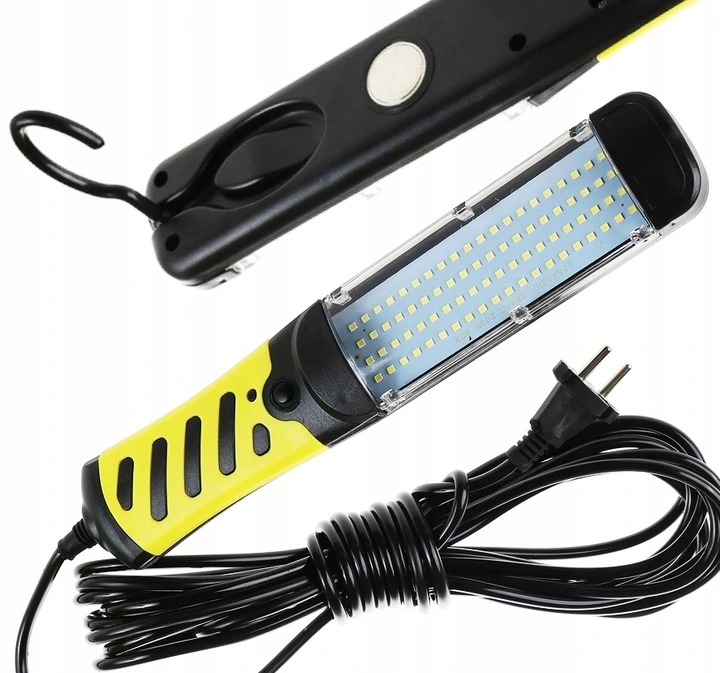 Lampa Warsztatowa Latarka 100 LED Hak Kabel 8 M Kod producenta Lampa Latarka Warsztatowa 100 LED HAK
