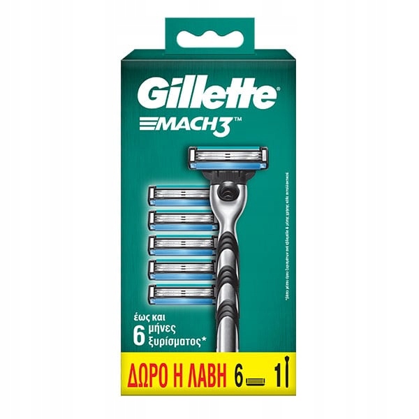 

Gillette Maszynka MACH3 6 Wkładów Oryginał