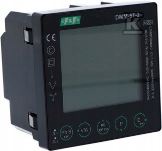 DMM-5T-2 Panelový Multimetr Modbus