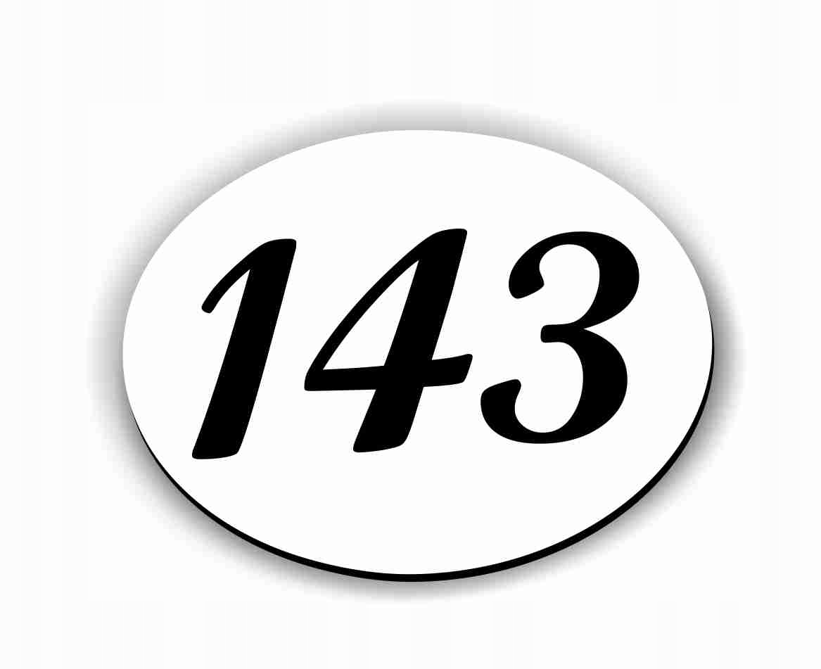 NUMEREK NA DRZWI numer pokoju tabliczka z numerem Kod producenta 00012