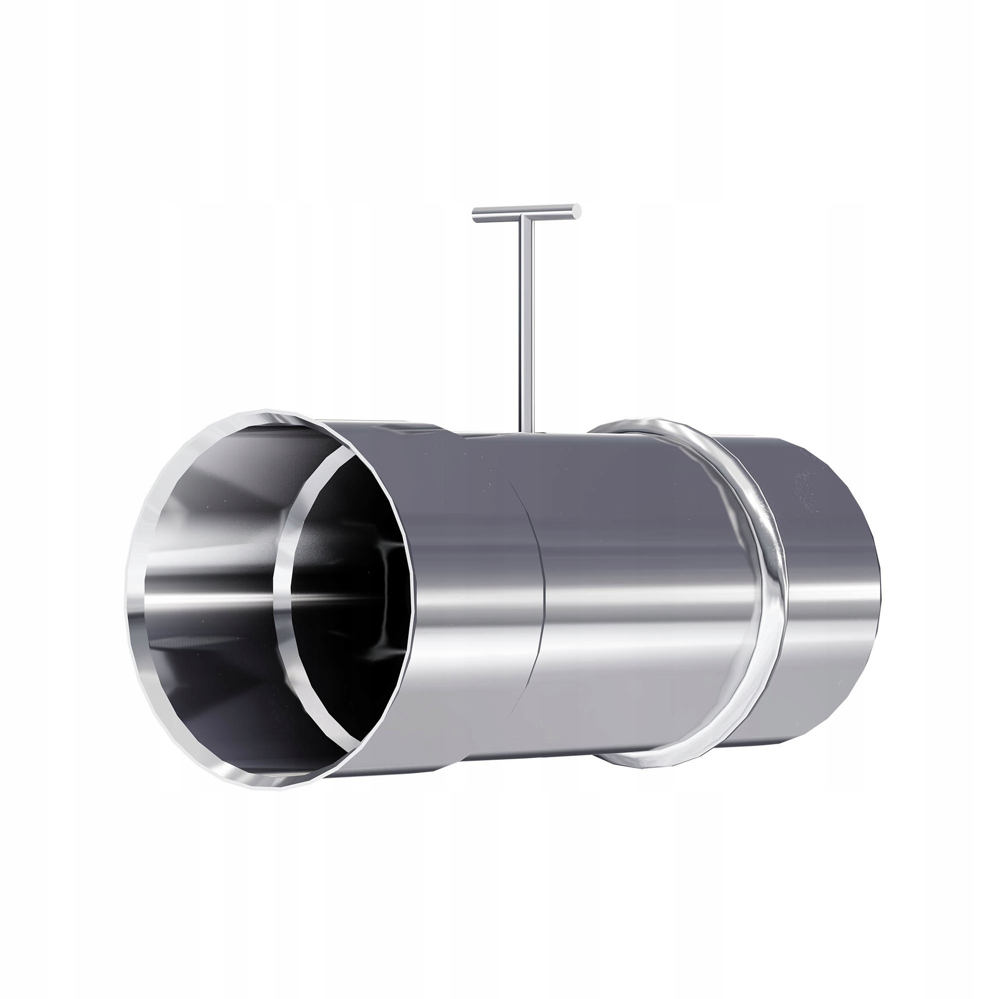 Ks komínová škrticí klapka kyselinovzdorná, fi 300 mm, 0,8 mm, komínová vložka