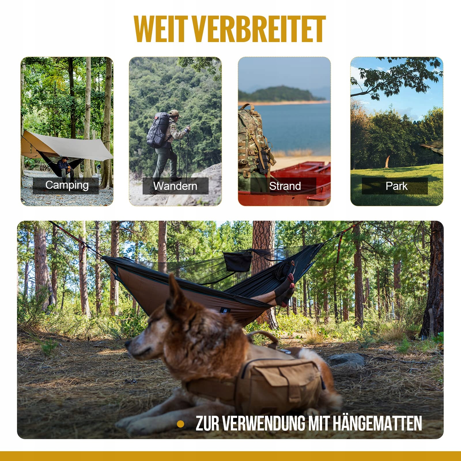 ONETIGRIS Hideout Mata Podwieszana Ocieplacz Do Hamaka Ultralekka Outdoor — miniatura 6
