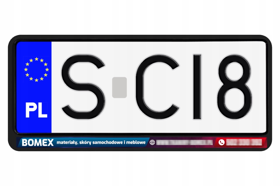 Ramki pod tablicę rejestracyjną ramka USA JDM KRÓTKA NADRUK NAPIS LOGO x10 Producent StickerKing