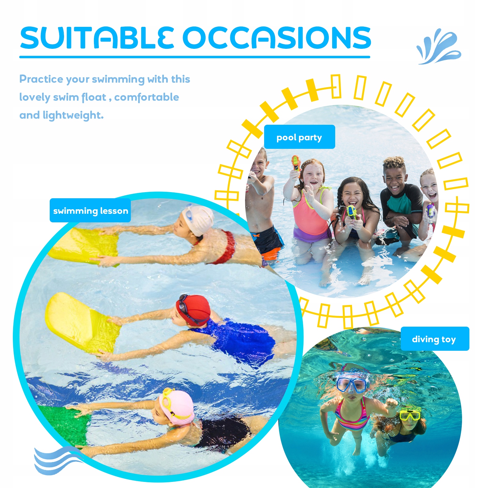 PŁYTY BASENOWE DO KICKBOARDÓW PŁYWAK BASENOWY Kod producenta 56656658