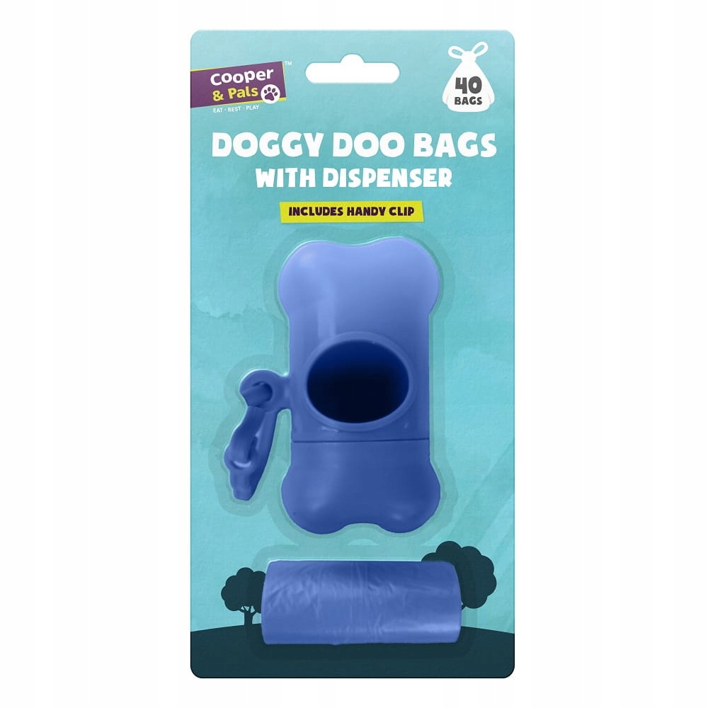 

Woreczki na psie odchody 40 szt + etui