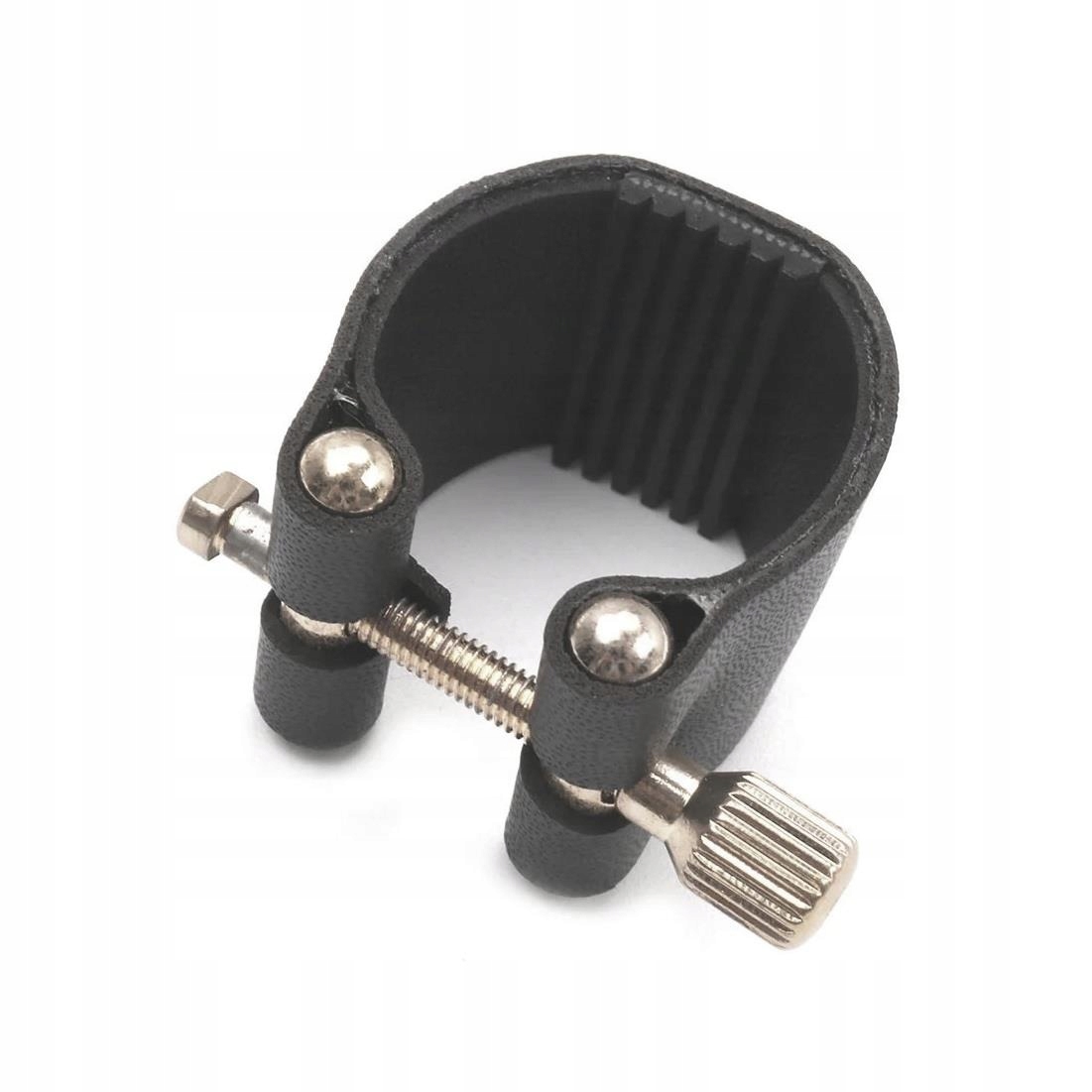 Musica kožená ligatura a krytka pro altový saxofon stříbrná