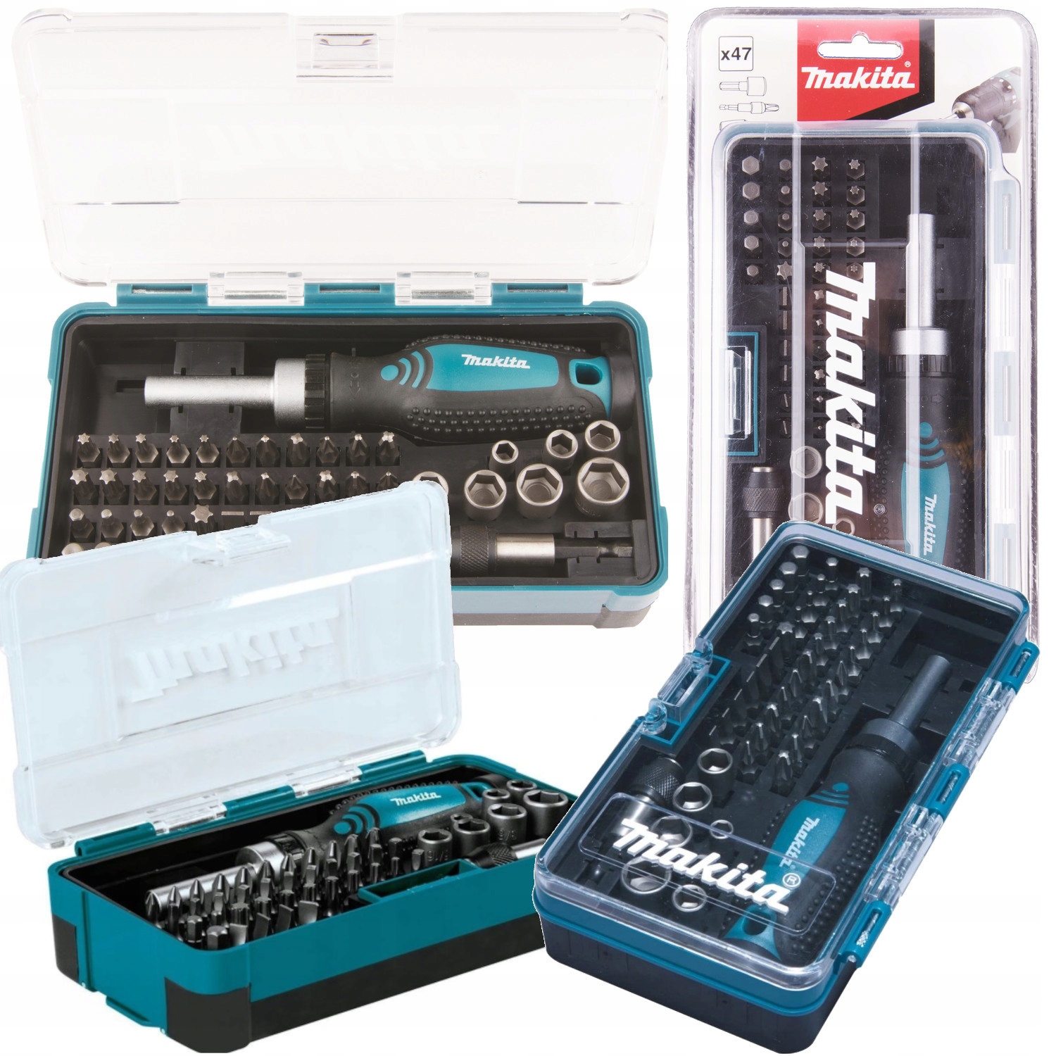 

Śrubokręt Z Grzechotką Bity Nasadki Makita B-36170