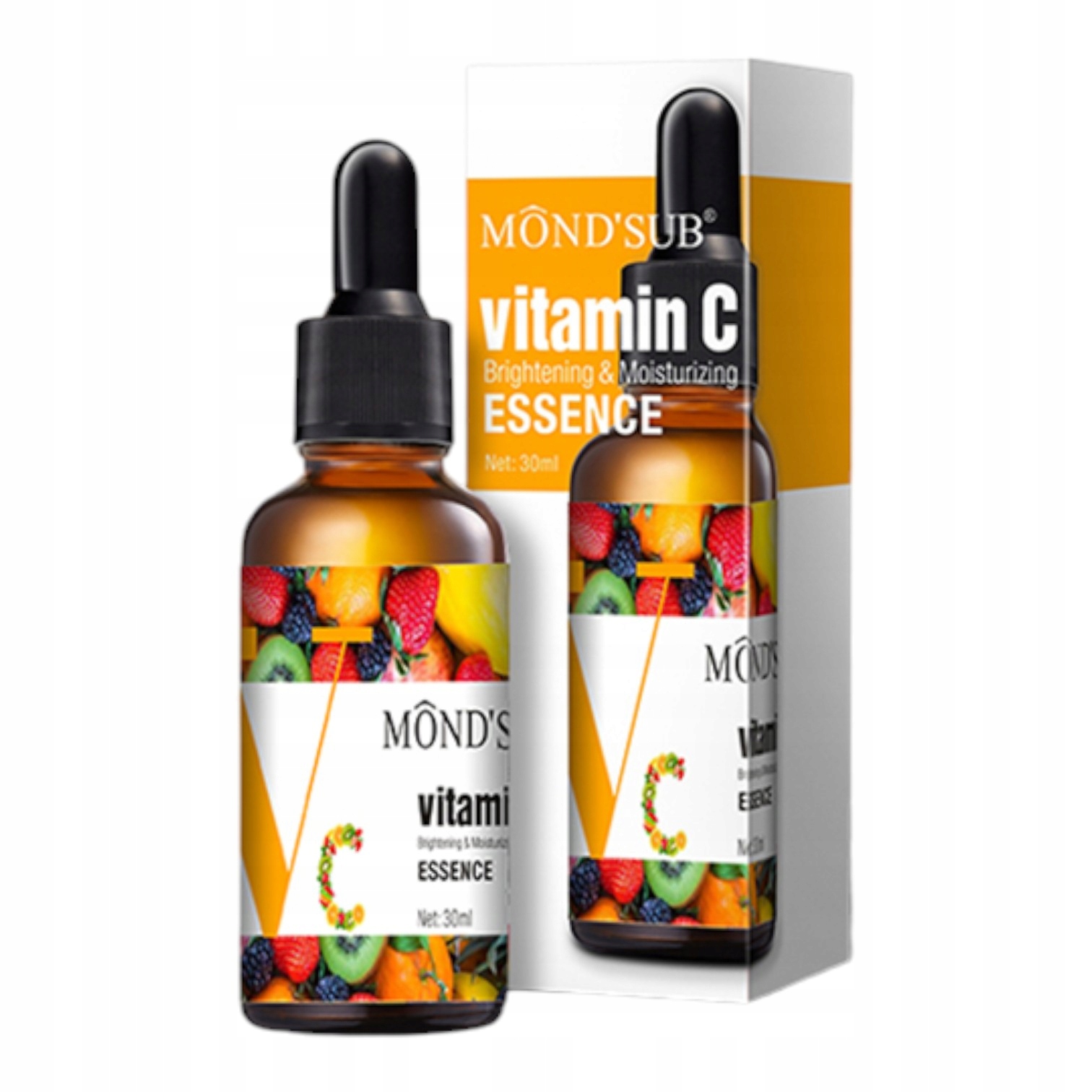 SERUM ROZŚWIETLAJĄCE DO TWARZY Z WITAMINĄ C WYRÓNUJĄCE KOLORYT 30ML
