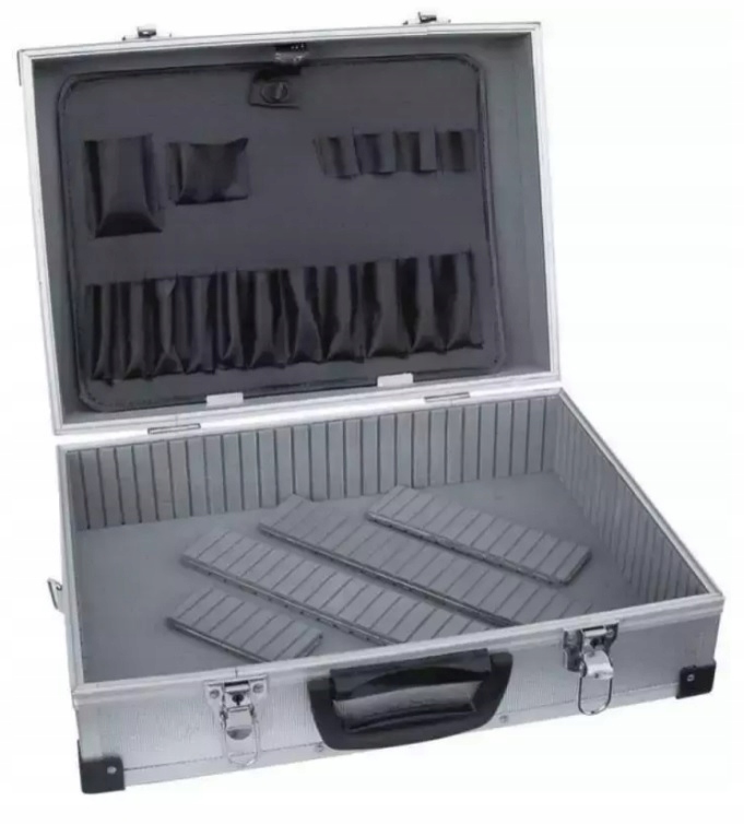 Hliníkový kufrík na náradie 460x325x150 mm Dedra