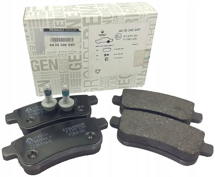 RENAULT SCENIC III GRAND SCENIC KLOCKI TYŁ ORG