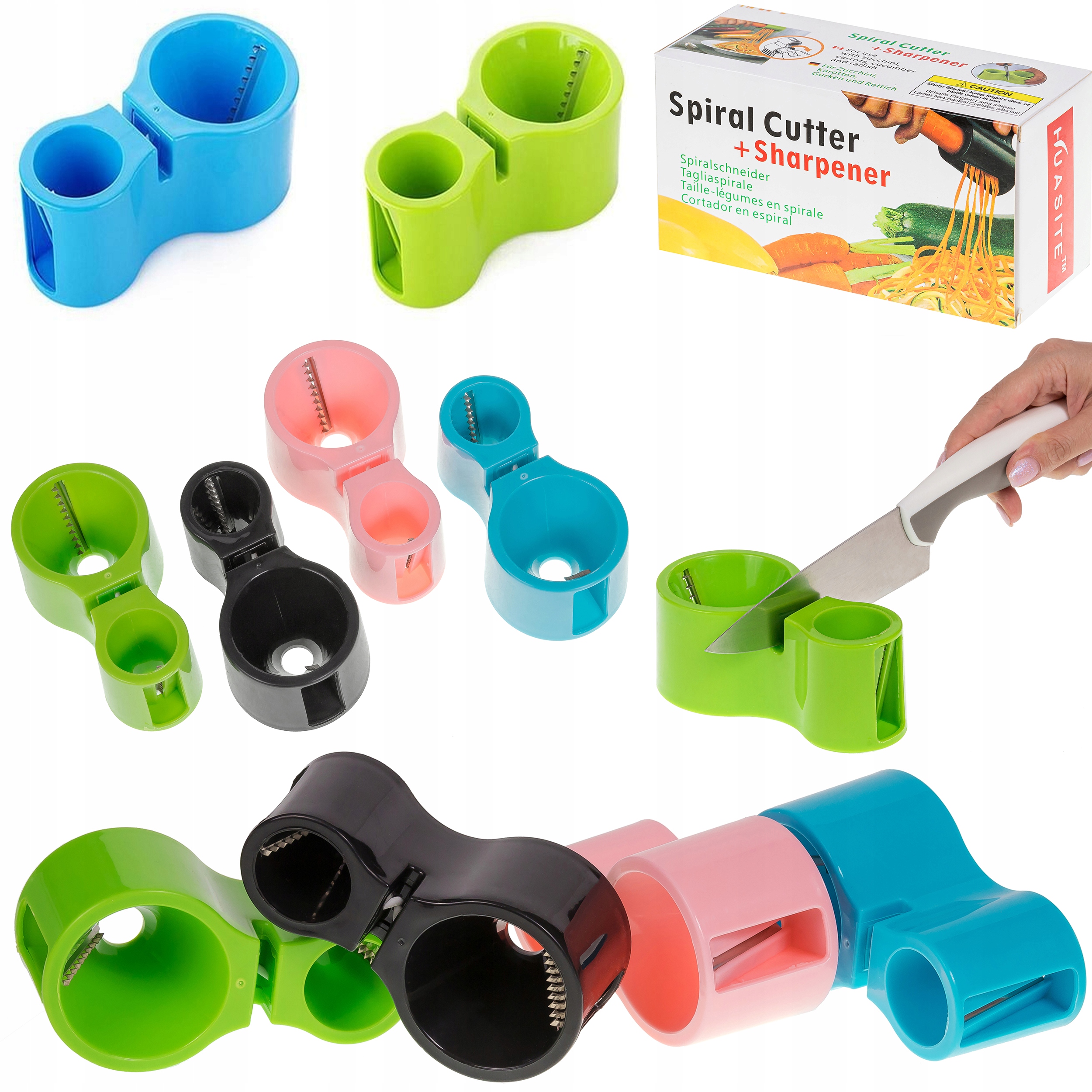 TEMPERÓWKA DO WARZYW 3w1 MAKARON + OSTRZAŁKA