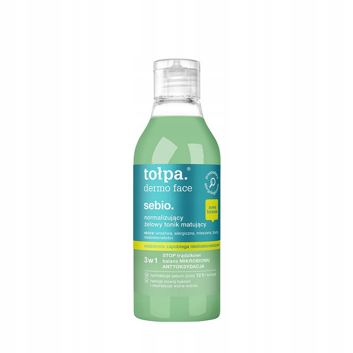 

Tołpa sebio żelowy tonik matujący 200 ml