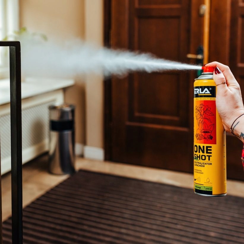 ERLA SANDALWOOD ODŚWIEŻACZ POWIETRZA NEUTRALIZATOR ZAPACHÓW W SPRAYU SHOT Marka Erla