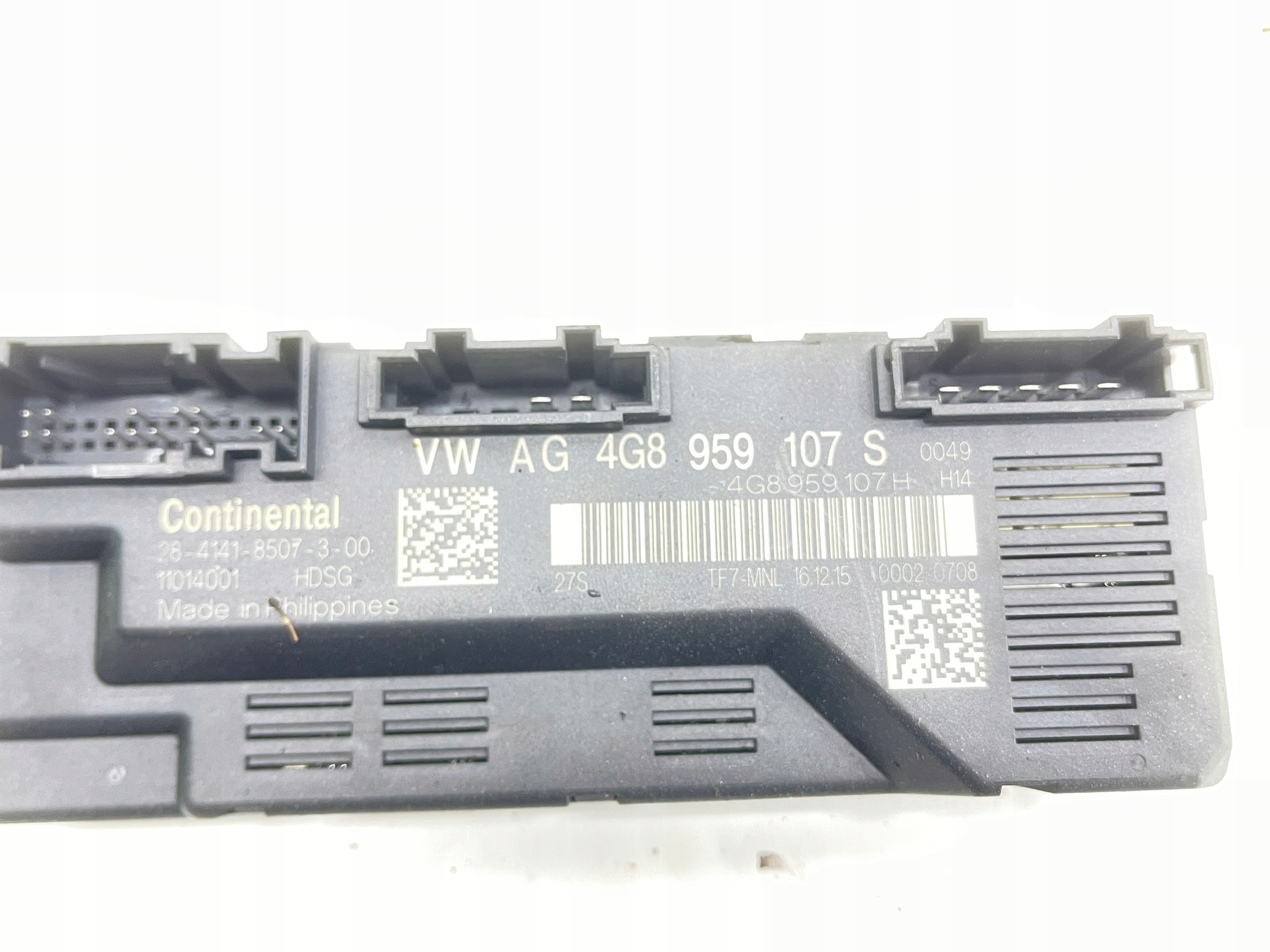 AUDI A7 C7 control unit module of the rear bonnet boot original 4G8959107S