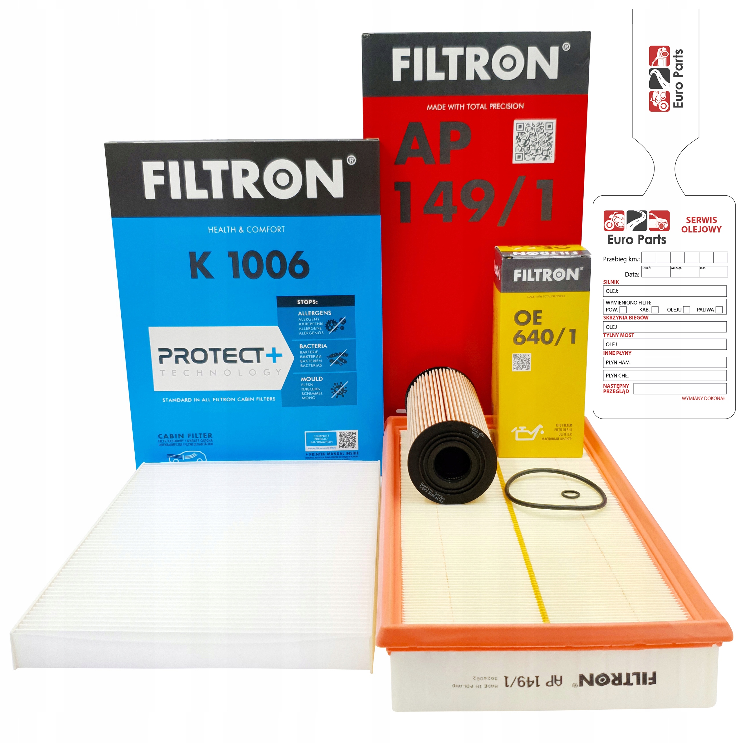 FILTRON ZESTAW FILTRÓW SKODA OCTAVIA I 1.9 TDI