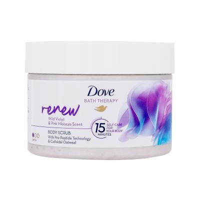 DOVE RENEW Peeling do ciała dziki fiołek i różowy hibiskus 295ml