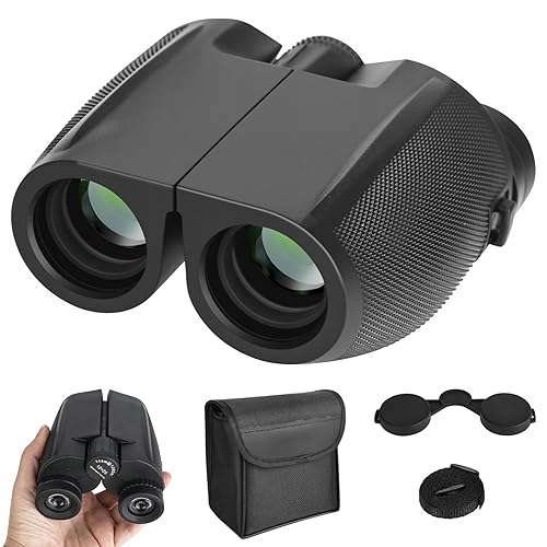 LORNETKA 12X25 MM HD DLA DOROSŁYCH TURYSTYKI OBSERWACJI PRZYRODY silikonowy
